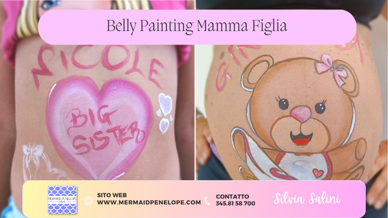 Belly Painting Mamma Figlia